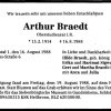 Braedt Artur 1914-1988 Todesanzeige